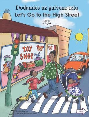 Kate Clynes - Let's Go to the High Street Latvian/English, Inbunden