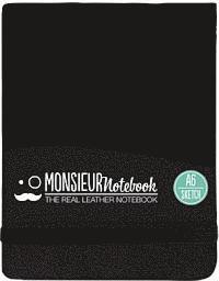 bokomslag Monsieur Notebook Leather Journal - Landscape Black Sketch Small