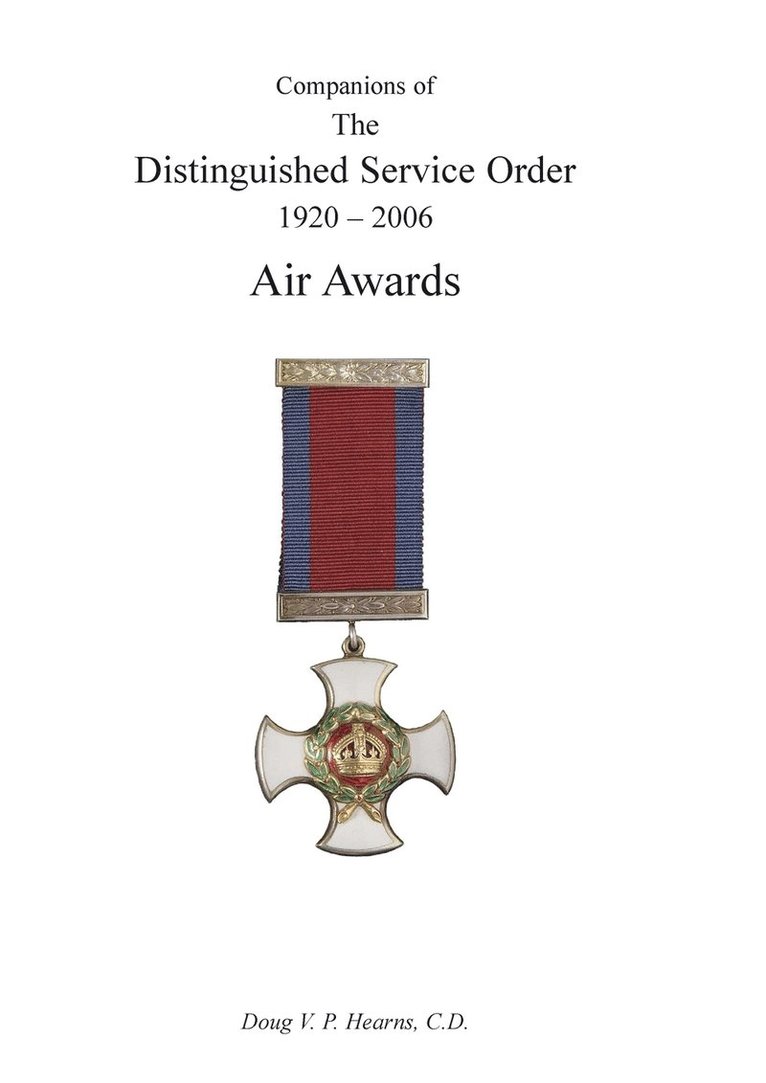 Companions of the Distinguished Service Order 1920-2006 1