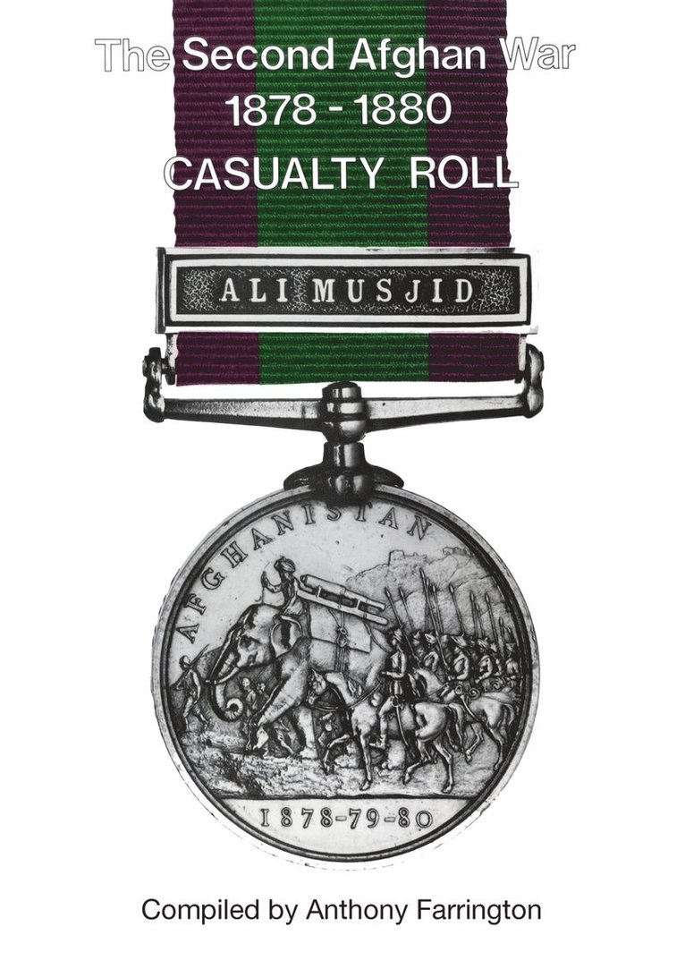 Second Afghan War 1878-1880casualty Roll 1