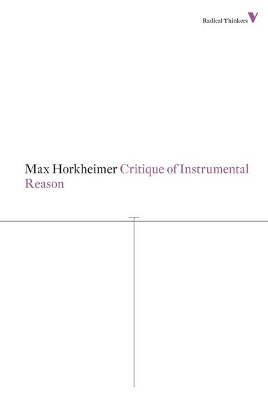 Max Horkheimer - Critique of Instrumental Reason, Häftad