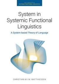 bokomslag System in Systemic Functional Linguistics