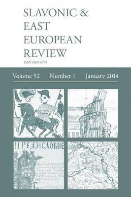 bokomslag Slavonic & East European Review (92