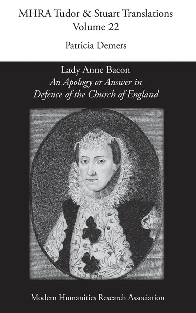 Anne Cooke Bacon, John Jewel, Patricia DeMers - Apology or Answer in Defence of The Church Of England, Inbunden
