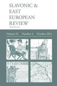 bokomslag Slavonic & East European Review (92