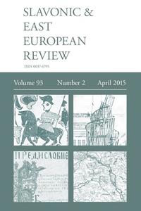 bokomslag Slavonic & East European Review (93