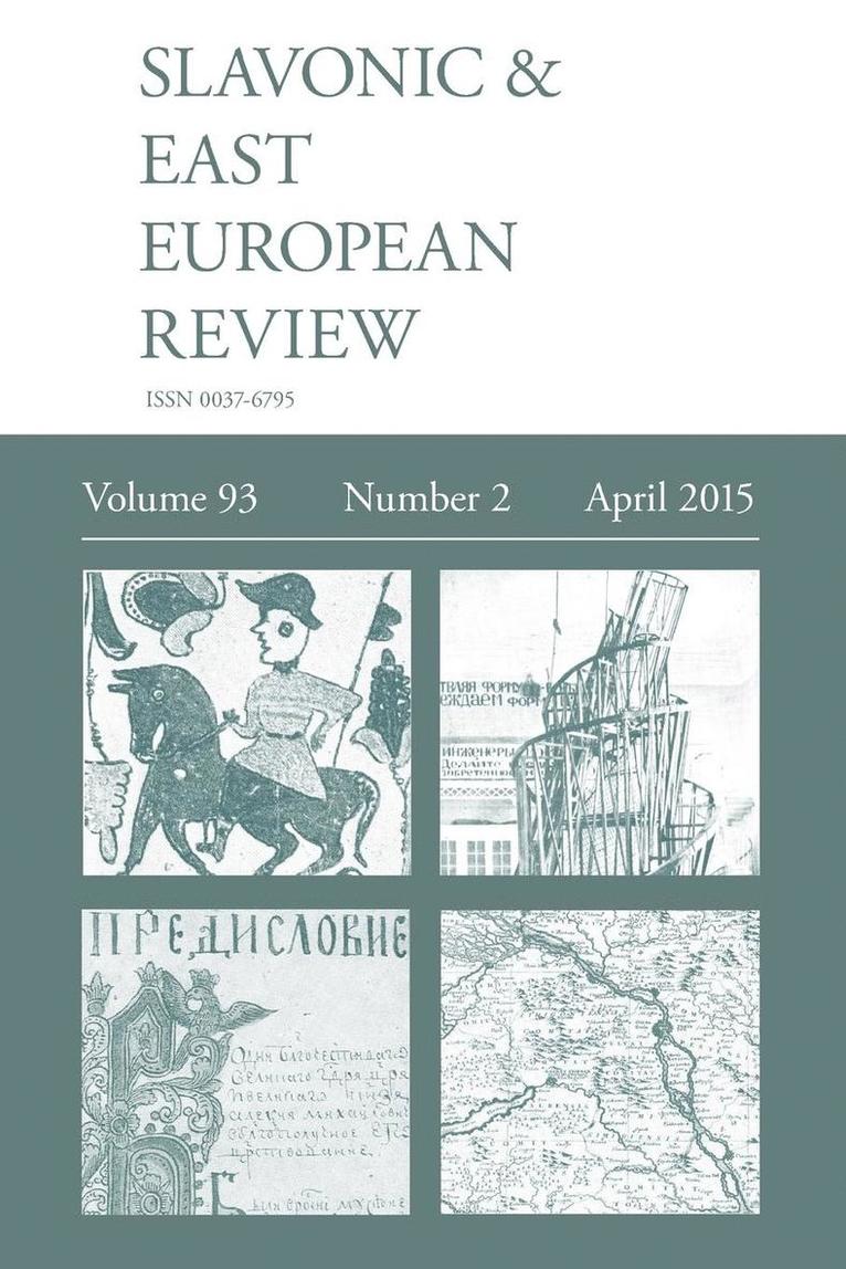 Slavonic & East European Review (93 1