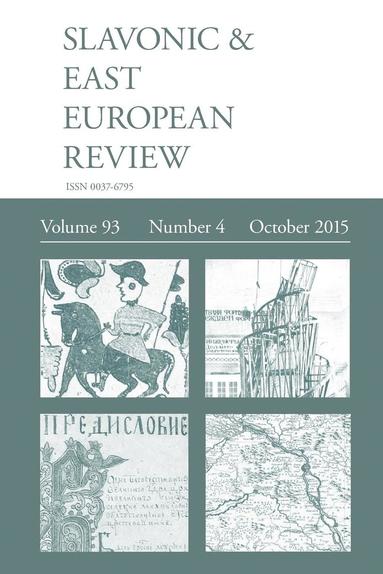 bokomslag Slavonic & East European Review (93