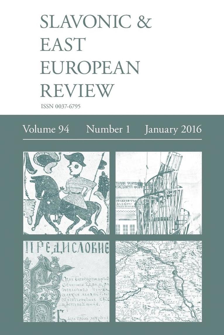 Slavonic & East European Review (94 1