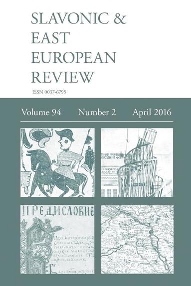 Martyn Rady - Slavonic & East European Review (94, Häftad