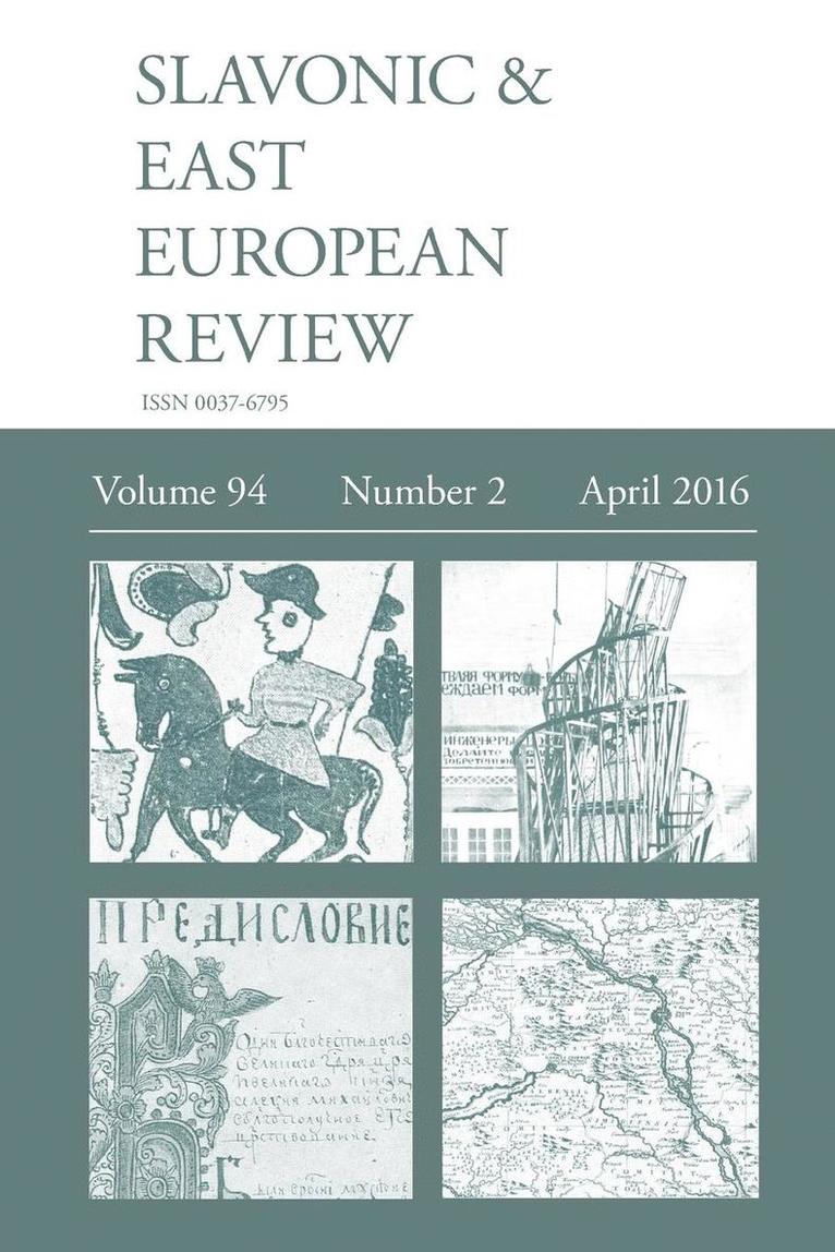 Slavonic & East European Review (94 1