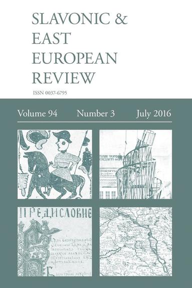 Martyn Rady - Slavonic & East European Review (94, Häftad