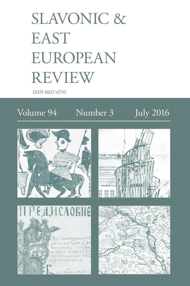 Slavonic & East European Review (94 1