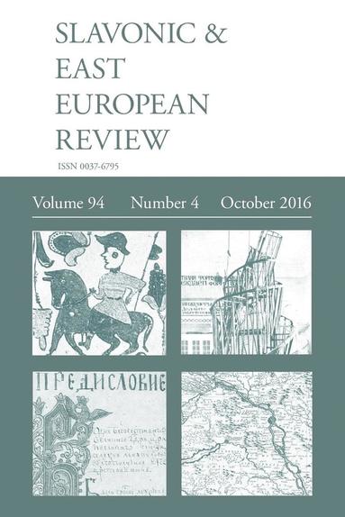 bokomslag Slavonic & East European Review (94