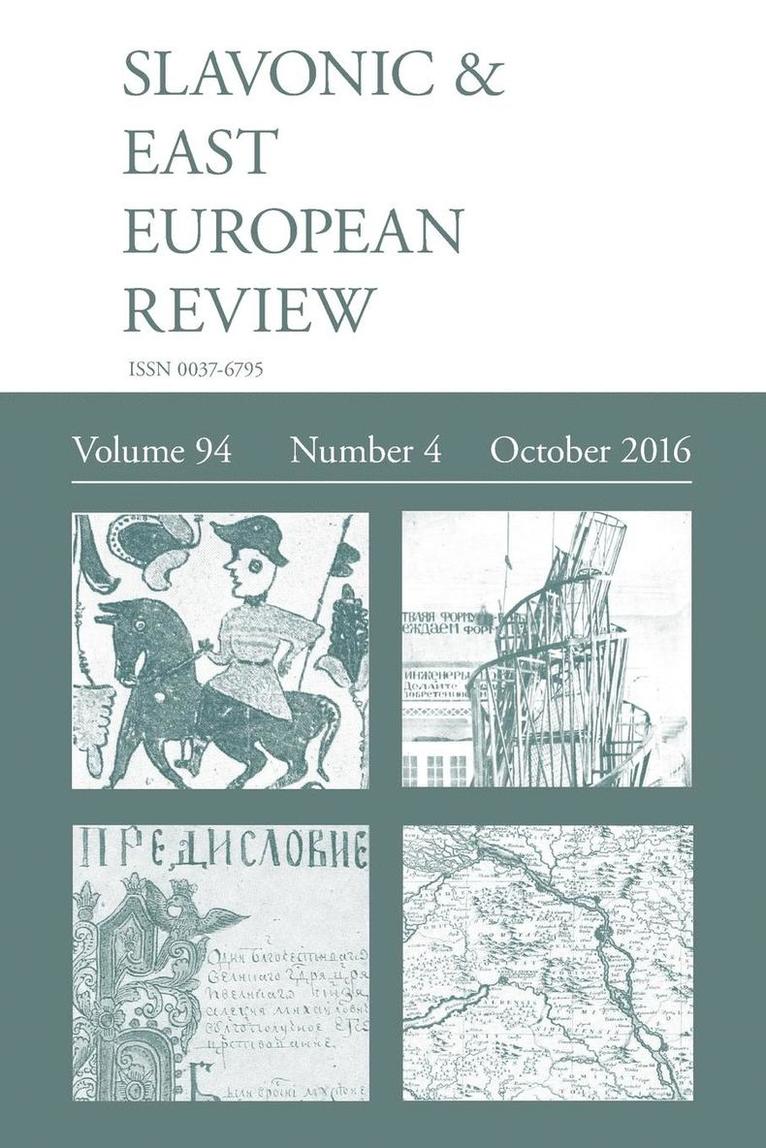 Slavonic & East European Review (94 1