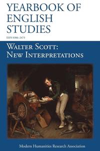 bokomslag Walter Scott, New Interpretations (Yearbook of English Studies (47) 2017)