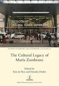 bokomslag Cultural Legacy of María Zambrano
