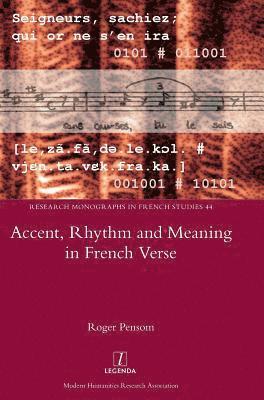 bokomslag Accent, Rhythm and Meaning in French Verse