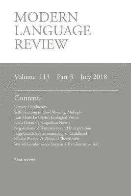 D F Connon, D. F. Connon - Modern Language Review (113, Häftad