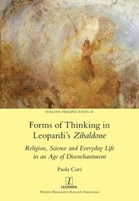 bokomslag Forms of Thinking in Leopardi's Zibaldone