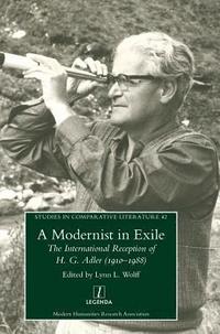 bokomslag A Modernist in Exile