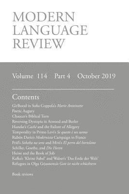 D F Connon, D. F. Connon - Modern Language Review (114, Häftad