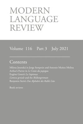 bokomslag Modern Language Review (116