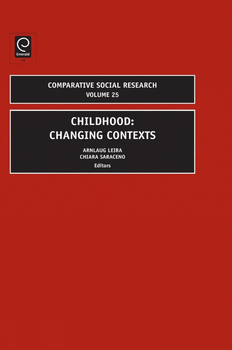 Arnlaug Leira, Chiara Saraceno, Bernard Enjolras, Karl Henrik Sivesind - Childhood, Häftad