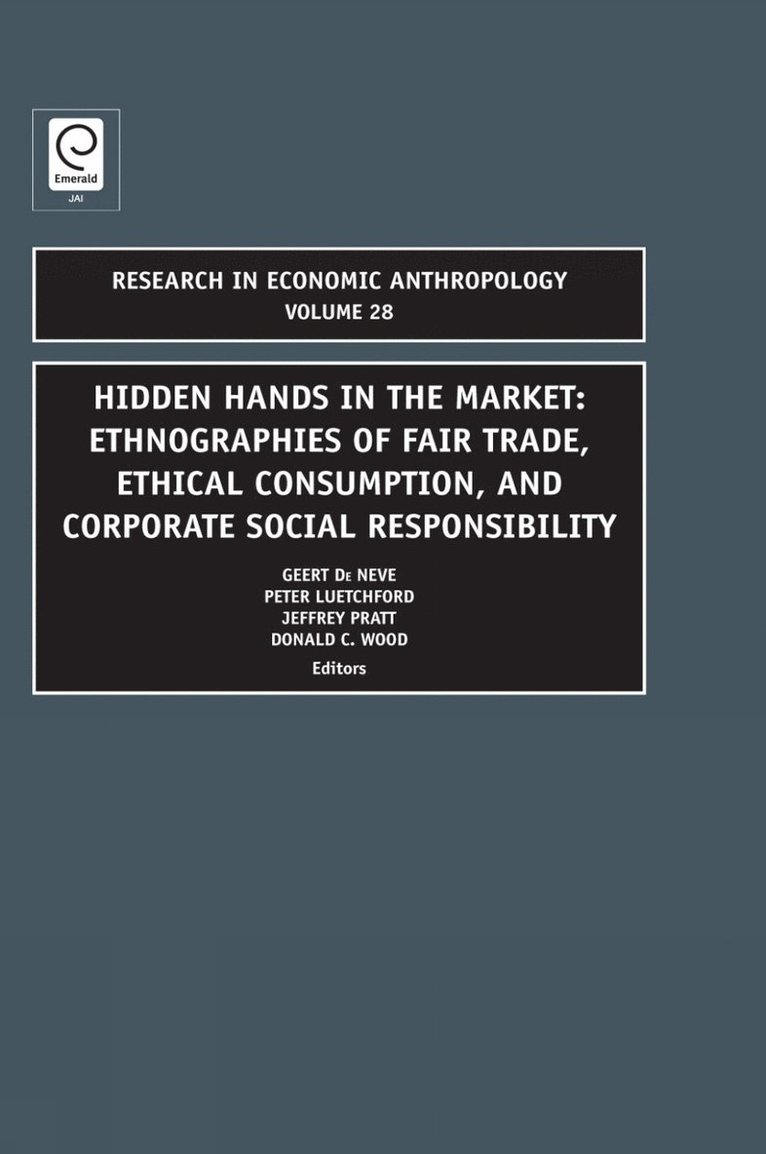 Peter Luetchford, Geert De Neve, Jeffery Pratt, Geert De Neve - Hidden Hands in the Market, Häftad