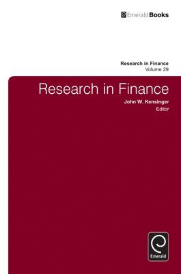 bokomslag Research in Finance