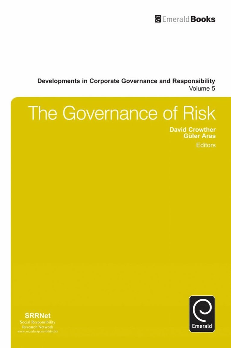 Guler Aras, David Crowther - Governance of Risk, Häftad