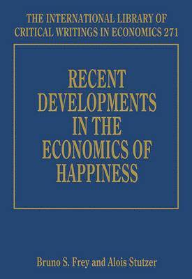 bokomslag Recent Developments in the Economics of Happiness
