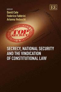 bokomslag Secrecy, National Security and the Vindication of Constitutional Law