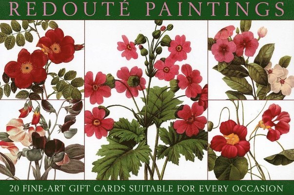 20 Notecards and Envelopes: Redoute Paintings 1