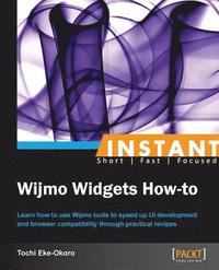 bokomslag Instant Wijmo Widgets How-to