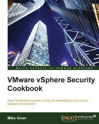 bokomslag vSphere Security Cookbook