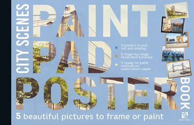 Geoff Kersey - Paint Pad Poster Book: City Scenes, Häftad
