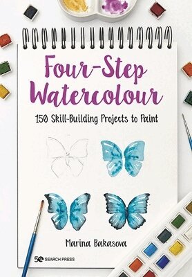 Marina Bakasova - Four-Step Watercolour, Häftad