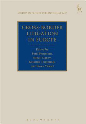 bokomslag Cross-Border Litigation in Europe