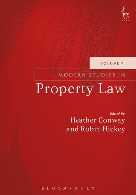 bokomslag Modern Studies in Property Law - Volume 9