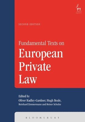 Fundamental Texts on European Private Law 1