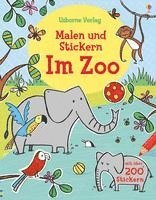 bokomslag Malen und Stickern: Im Zoo