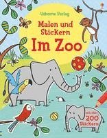 bokomslag Malen und Stickern: Im Zoo