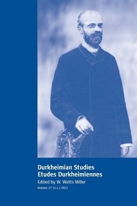 bokomslag Durkheimian Studies/tudes Durkheimiennes