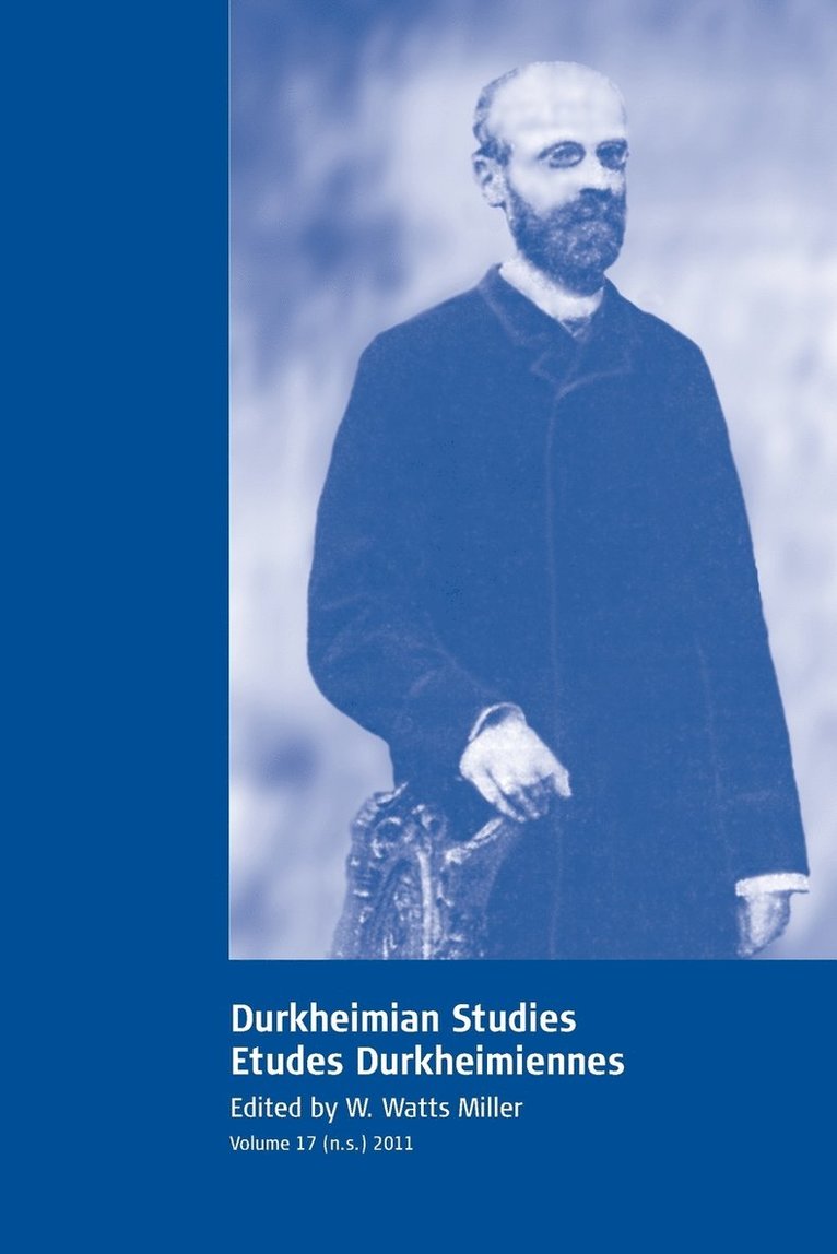 Durkheimian Studies/Études Durkheimiennes 1