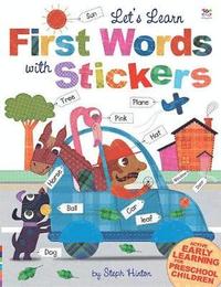 bokomslag Let's Learn First Words with Stickers