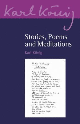 bokomslag Stories, Poems and Meditations