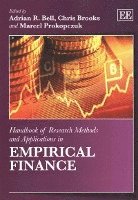 bokomslag Handbook of Research Methods and Applications in Empirical Finance