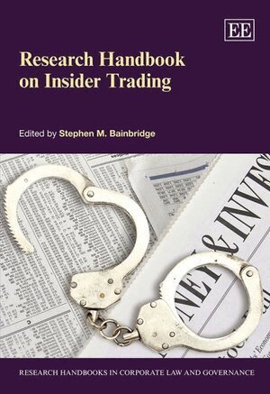 Stephen M. Bainbridge - Research Handbook on Insider Trading, Häftad