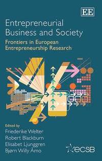 bokomslag Entrepreneurial Business and Society